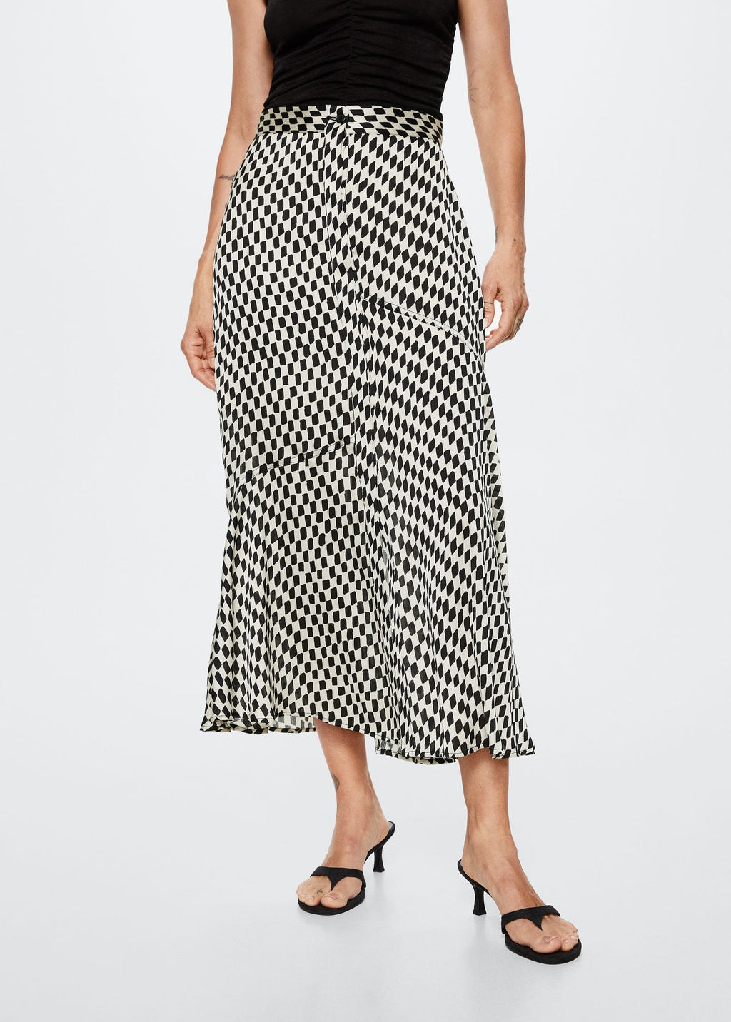 Printed seams skirt - Medium plane