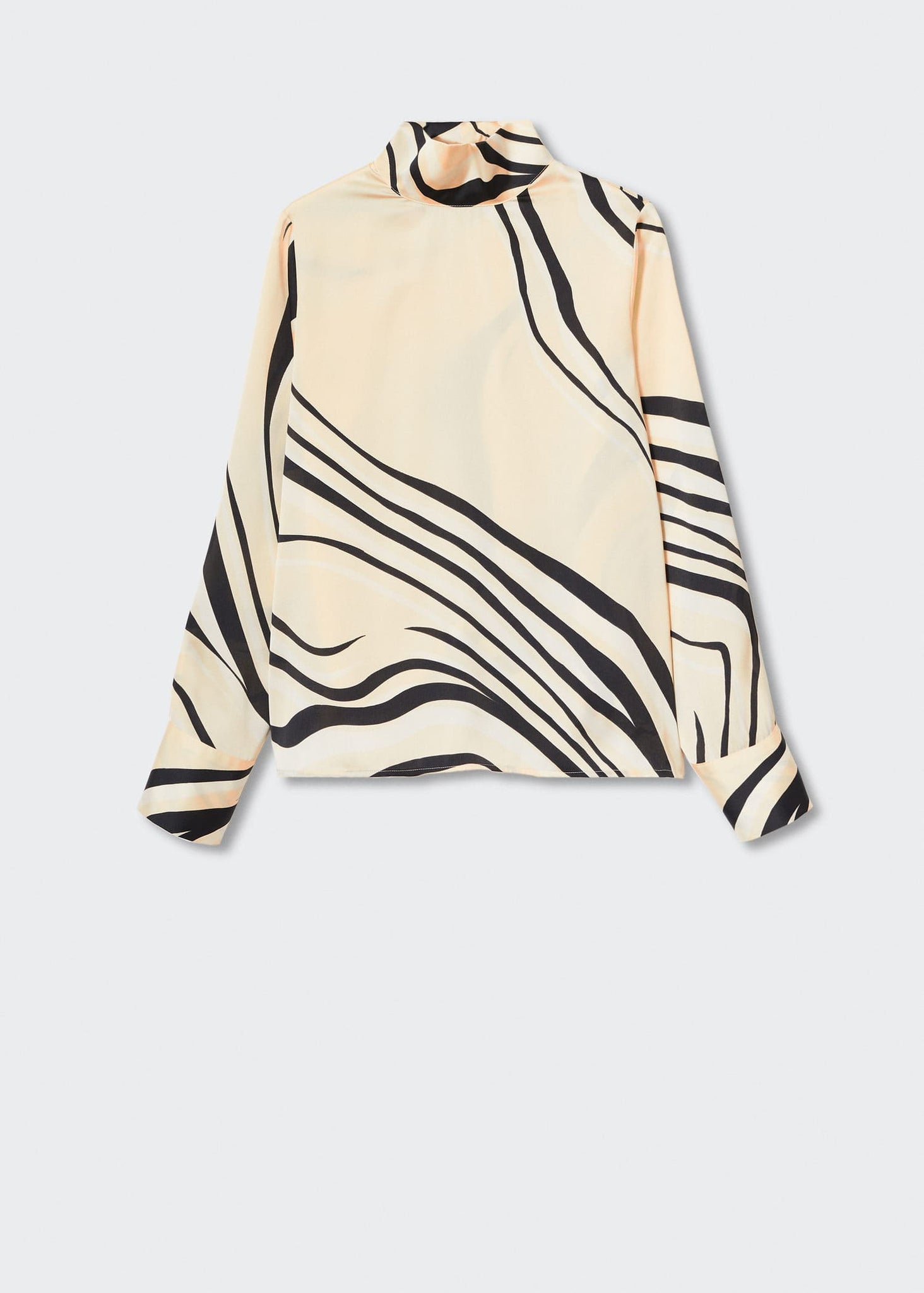 Satin print blouse - Article without model