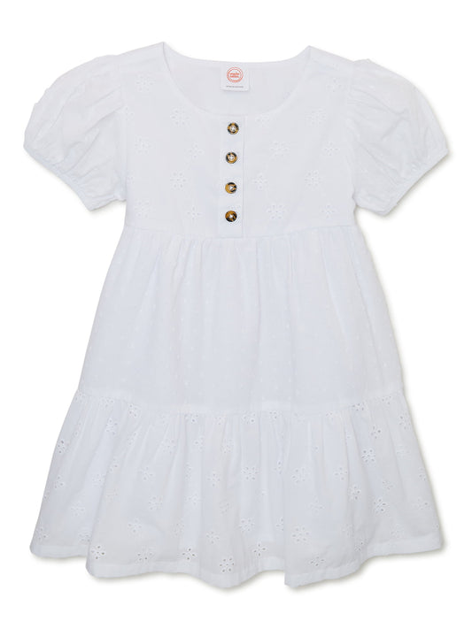 image 0 of Wonder Nation Toddler Girls Woven Dress, Sizes 12M-5T
