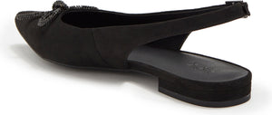 NORDSTROM RACK Blair Bow Slingback Flat, Alternate, color, BLACK