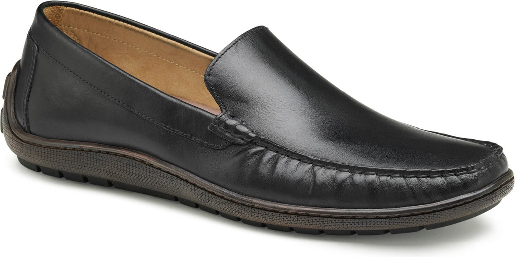 JOHNSTON & MURPHY Nichols Venetian Loafer, Main, color, BLACK