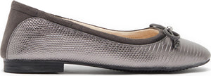 COLE HAAN Keira Suede Ballet Flat, Alternate, color, PEWTER LIZ