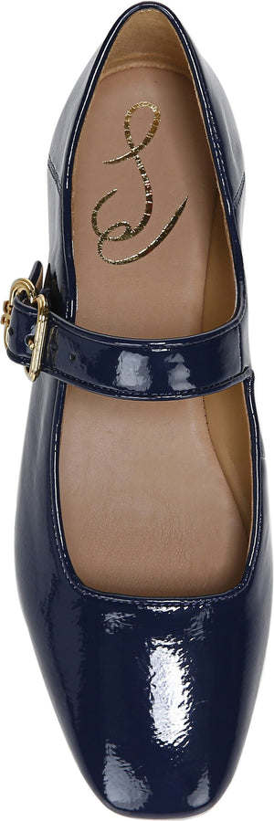 SAM EDELMAN Michaela Mary Jane Flat, Alternate, color, ROYAL NAVY