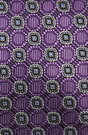 NORDSTROM Neat Medallion Silk Tie