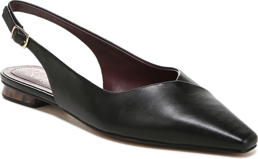 FRANCO SARTO Raena Snip Toe Slingback, Main, color, BLACK