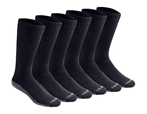 Dickies Men's Multi-Pack Dri-tech Moisture Control Boot-Length Socks