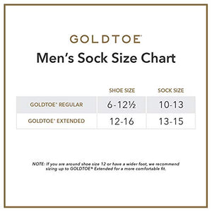 GOLDTOE Men's Harrington Crew Socks, Multipairs