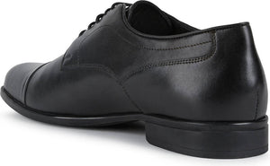 Geox Iacopo Cap Toe Derby, Alternate, color, BLACK