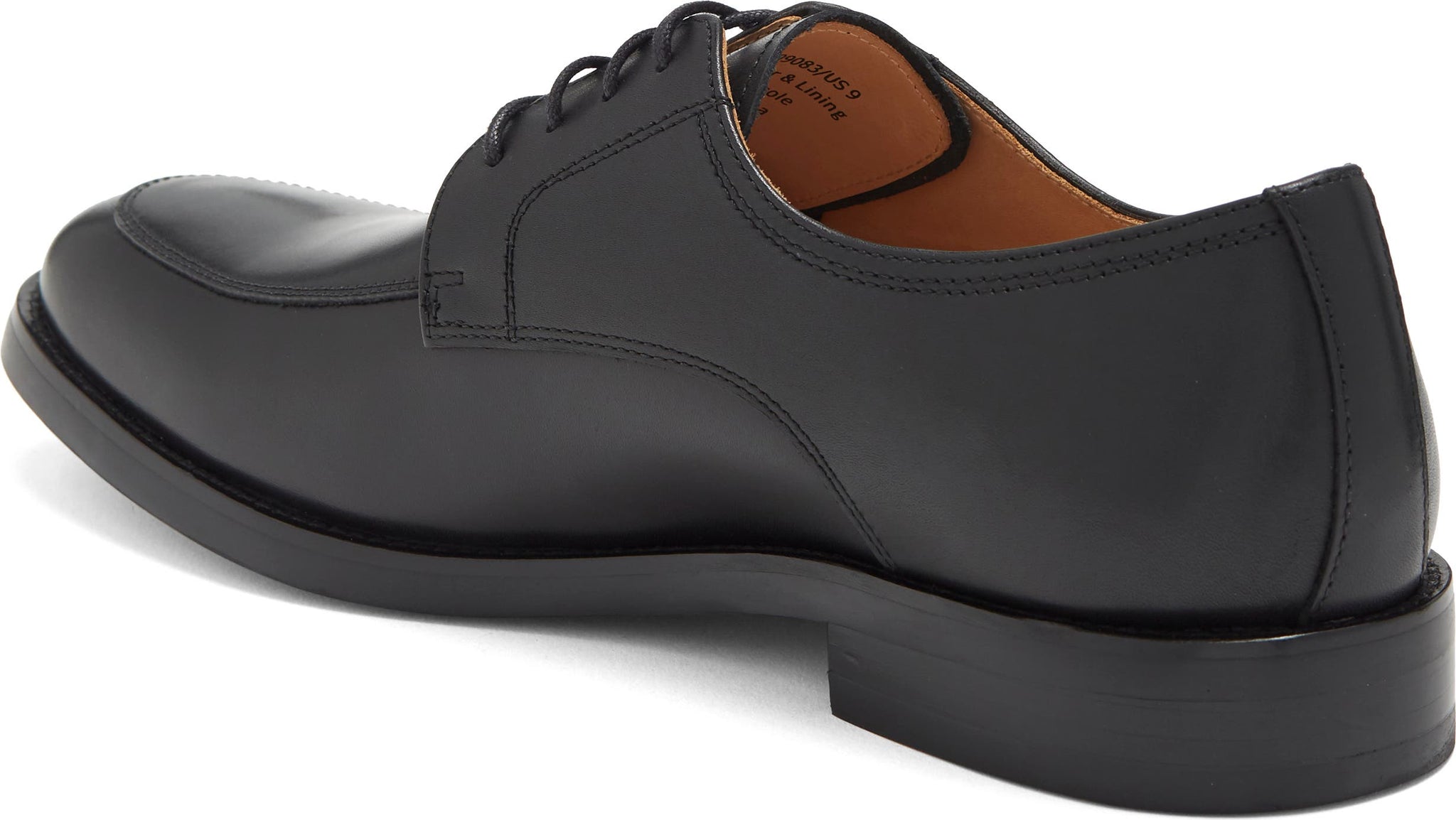 Warfield & Grand Haddock Apron Toe Derby, Alternate, color, BLACK