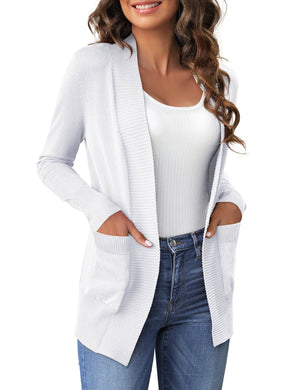 a.Jesdani Women's Cardigan Classic Casual Lightweight Knit Cardigan Sweaters S-XXL - image 3 of 9