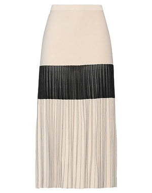 MRZ Midi skirt Beige 86% Viscose, 14% Polyester