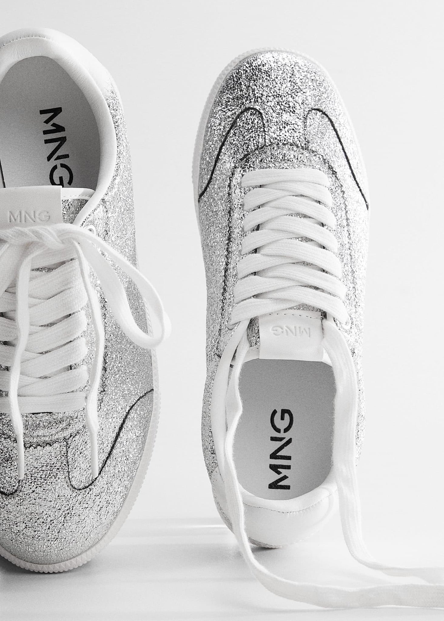 Lace glitter sneakers - Details of the article 5