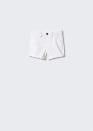 Cotton chino style Bermuda shorts - Article without model