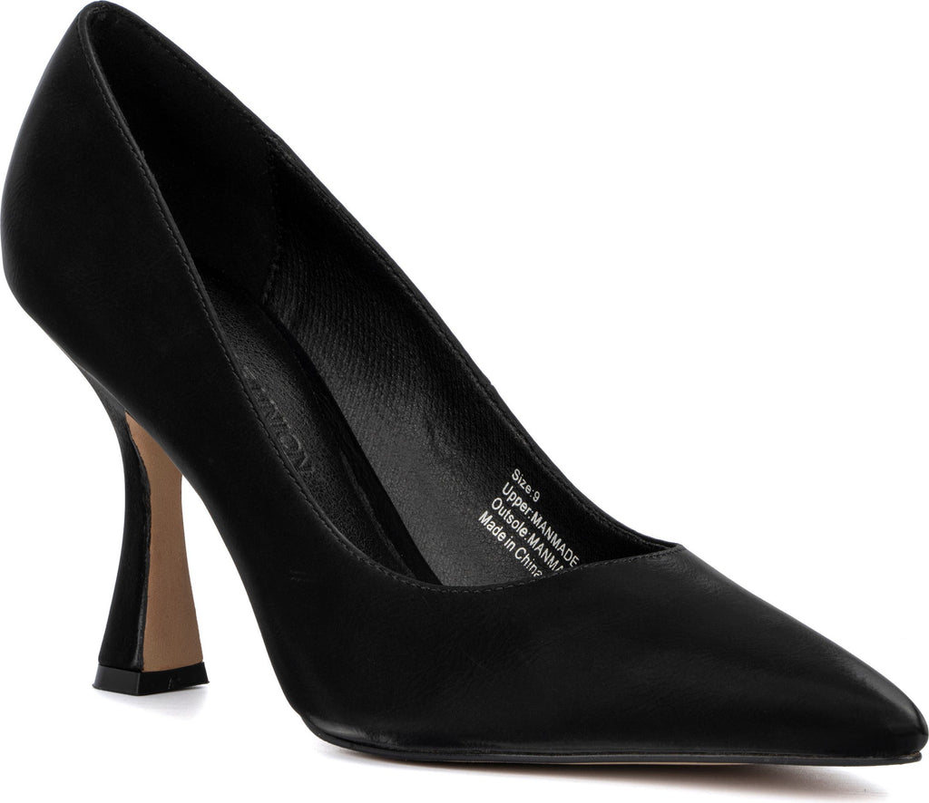 GABRIELLE UNION Lynsey Faux Suede Kitten Heel Pump, Main, color, BLACK IRIDESCENT