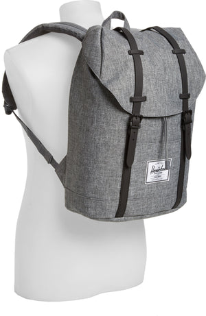 Herschel Supply Co. Retreat Backpack, Alternate, color, RAVEN CROSSHATCH