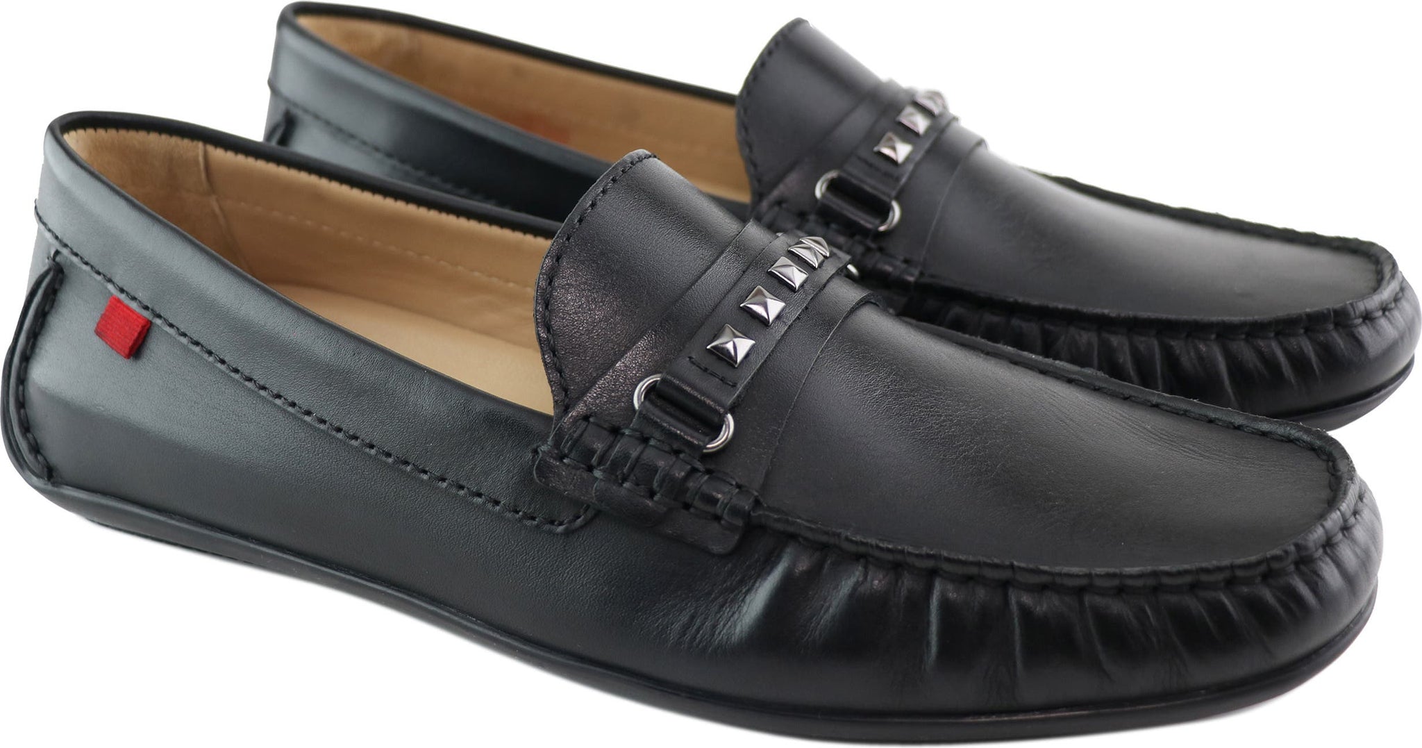 Marc Joseph New York Downing St. Driving Shoe, Alternate, color, BLACK BRUSHED NAPA