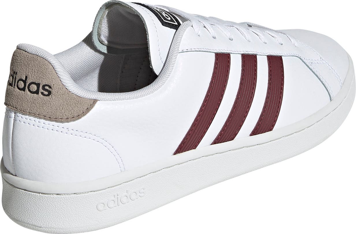 adidas Grand Court Sneaker, Alternate, color, FTWR WHITE/RED/WHITE