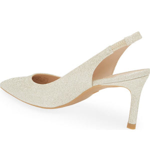 STUART WEITZMAN Linsi Pointed Toe Slingback Pump