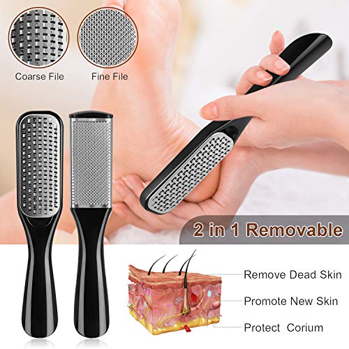 Professional Pedicure Kit, Rosmax 36 in 1 Pedicure Tools Stainless Steel Washable Foot Care Kit Dead Skin Remover Foot Spa Set at Home