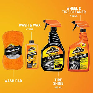 Armor All Premier Car Care Kit, Includes Car Wax & Wash Kit, Glass Cleaner, Car Air Freshener, Tire & Wheel Cleaner (8 Piece Kit)