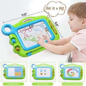 Magnetic Drawing Board for Kids Age 1-4 - Erasable Doodle Board Toddler Toy, Easter Gift