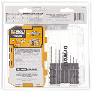 DEWALT Drill Bit Set, 14-Piece, 135 Degree Split Point, For Plastic, Wood and Metal (DWA1184)