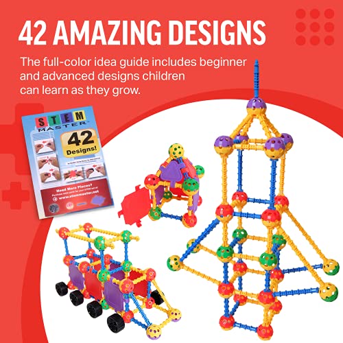 STEM Master - Educational Building Blocks Kit, 176 Pieces, Ages 4-8