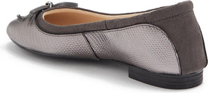 COLE HAAN Keira Suede Ballet Flat, Alternate, color, PEWTER LIZ