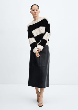 Lurex stripes sweater - General plane