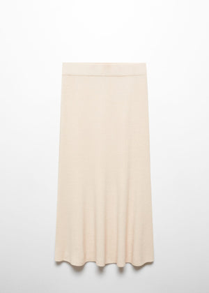 Ribbed midi skirt - Article without model