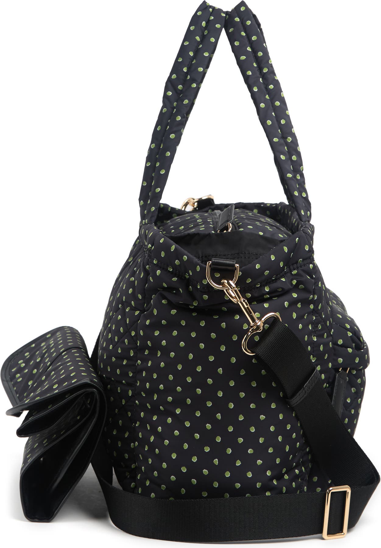 MARC JACOBS Dot Print Diaper Bag, Main, color, PERIDOT DOTS