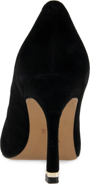 Kenneth Cole New York Romi Pointed Toe Pump, Alternate, color, BLACK SUEDE