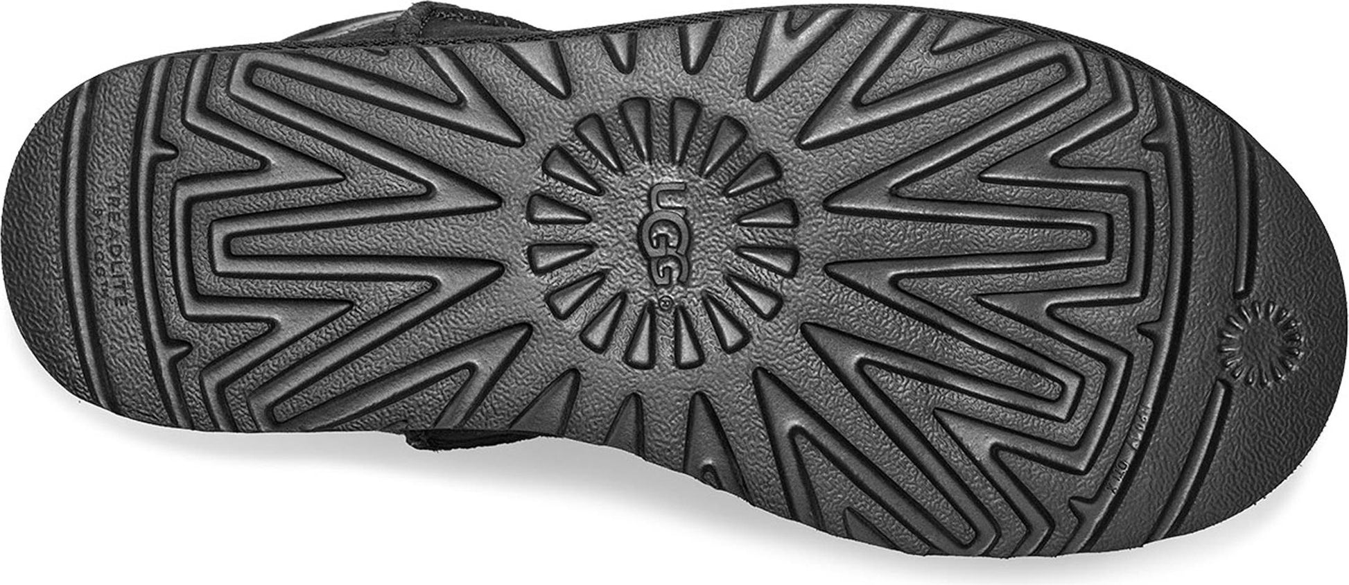 UGG<SUP>®</SUP> Mini Classic Logo Boot, Alternate, color, BLACK SUEDE