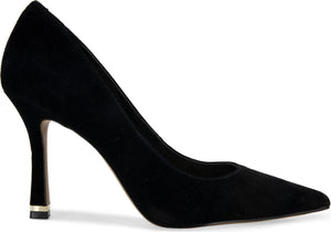 Kenneth Cole New York Romi Pointed Toe Pump, Alternate, color, BLACK SUEDE