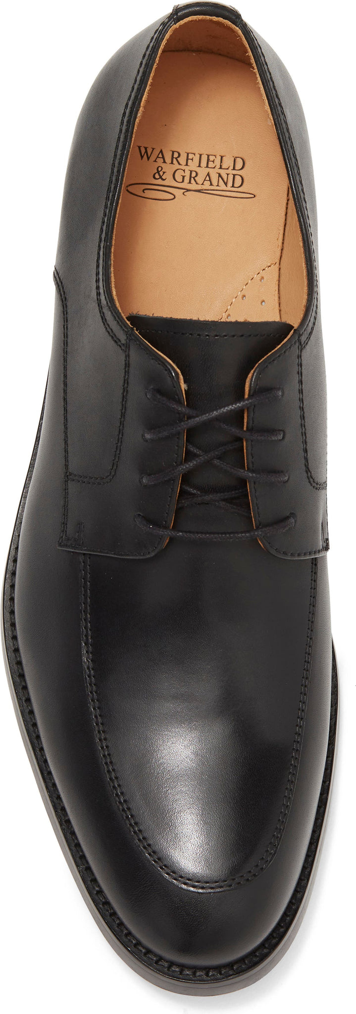 Warfield & Grand Haddock Apron Toe Derby, Alternate, color, BLACK