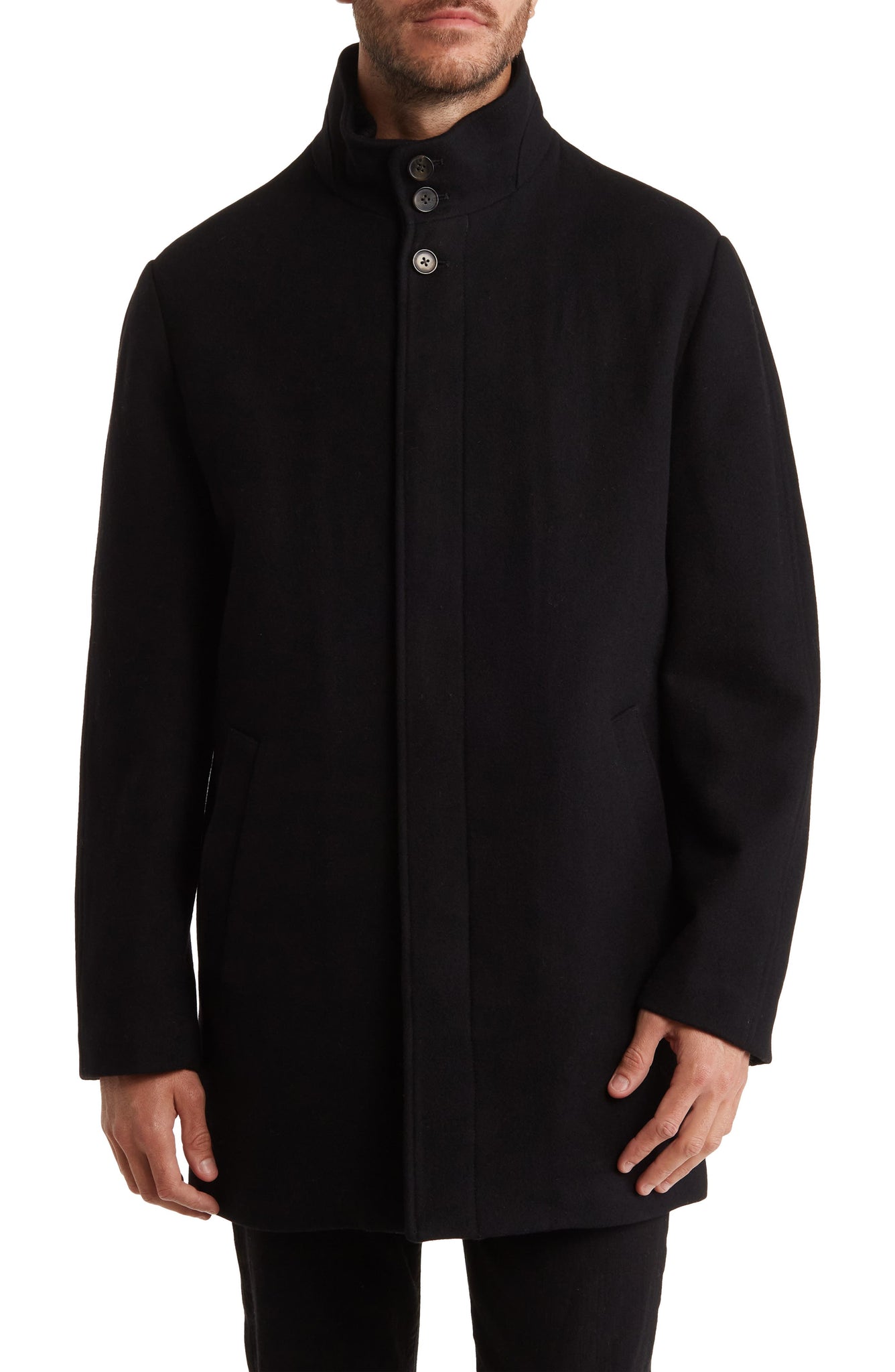 Cardinal of Canada Car Coat, Alternate, color, BLACK