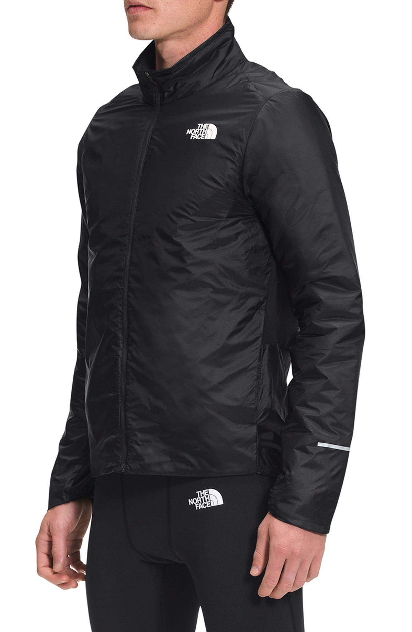 THE NORTH FACE Water Repellent Jacket, Alternate, color, BLACK