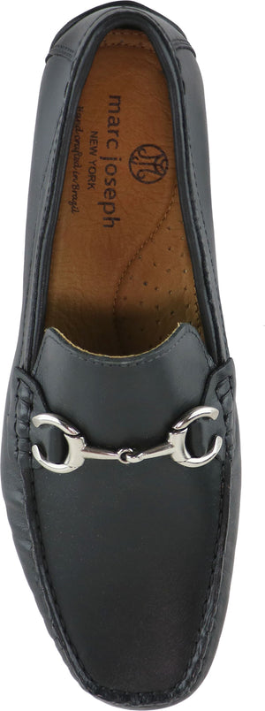 MARC JOSEPH NEW YORK Norman St. Moc Driver, Alternate, color, BLACK NAPA