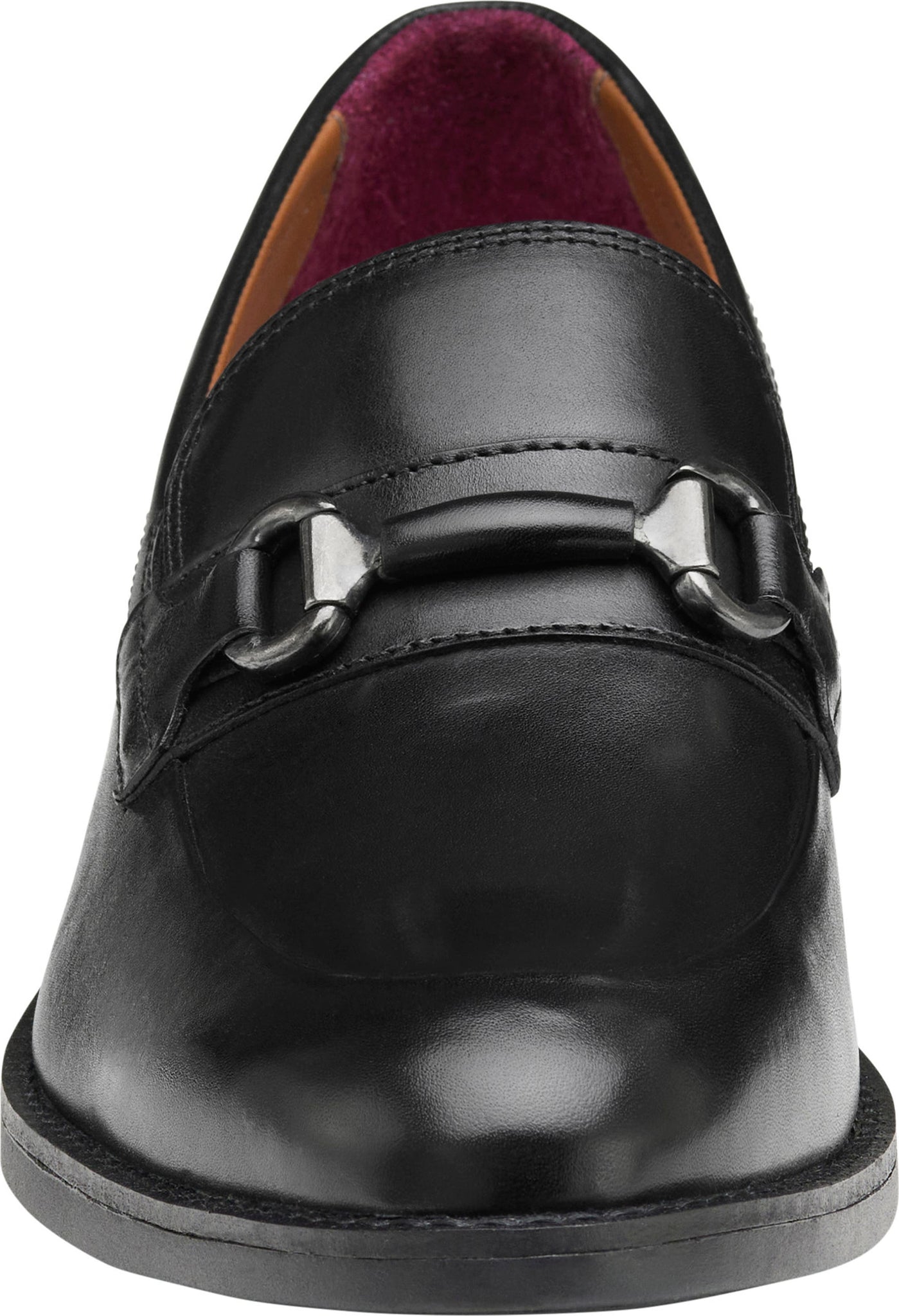 Johnston & Murphy Hawthorn Bit Loafer, Alternate, color, BLACK FULL GRAIN