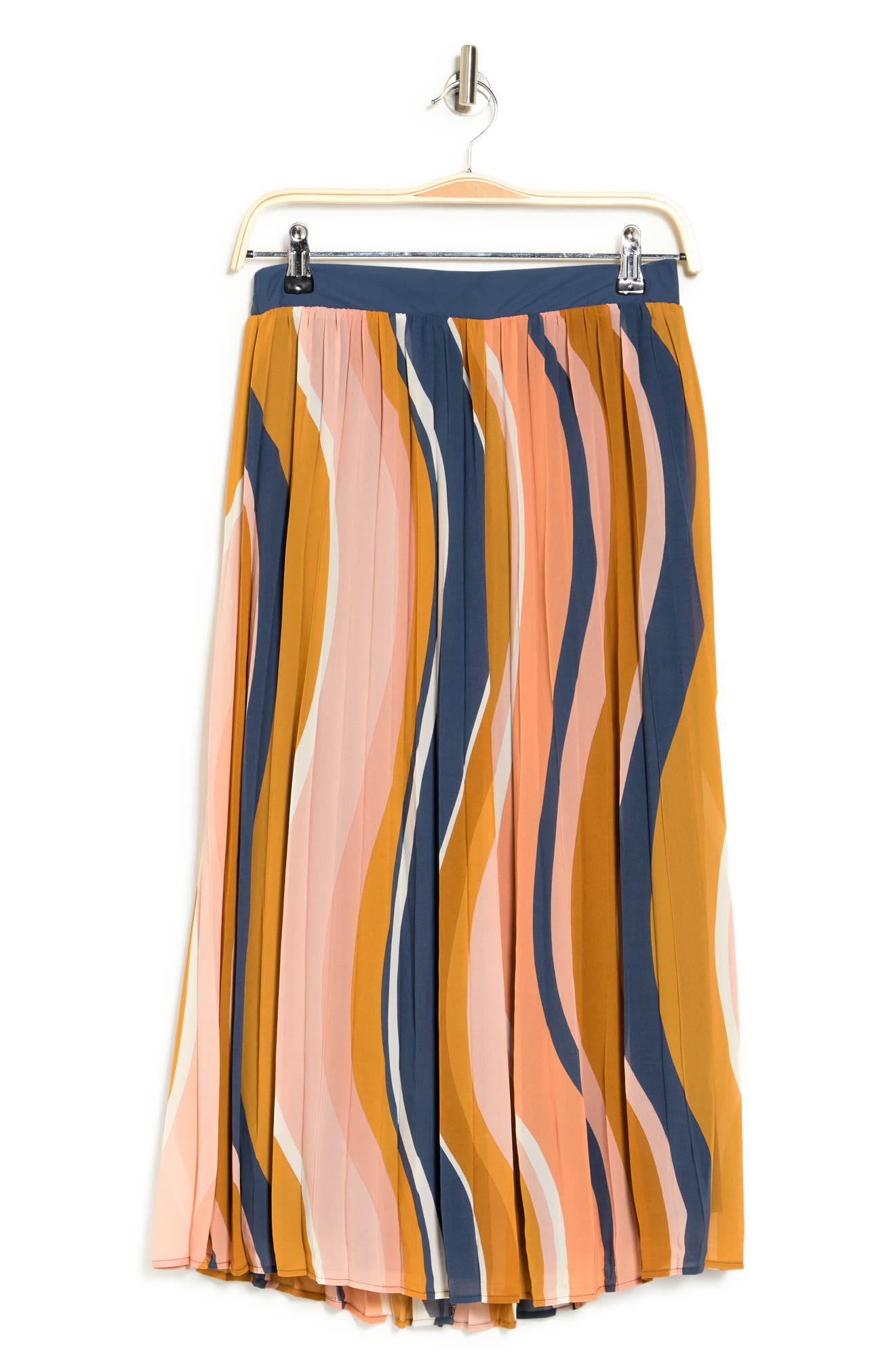 DR2 BY DANIEL RAINN Daniel Rainn Multicolor Midi Skirt, Alternate, color, N262 PINK