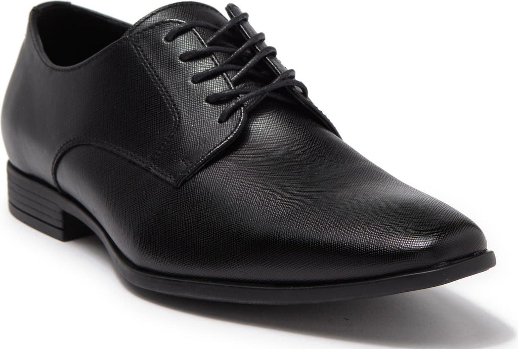 ABOUND Ace Plain Toe Derby, Main, color, BLACK SAFFIANO