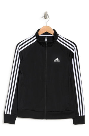 ADIDAS Warm-Up Tricot Slim 3-Stripes Track Jacket, Alternate, color, BLACK