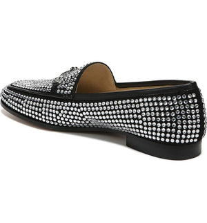 SAM EDELMAN Loraine Glitz Rhinestone Bit Loafer