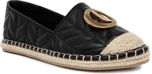 JONES NEW YORK Quilted Espadrille Slip-On, Main, color, BLACK QUILTING