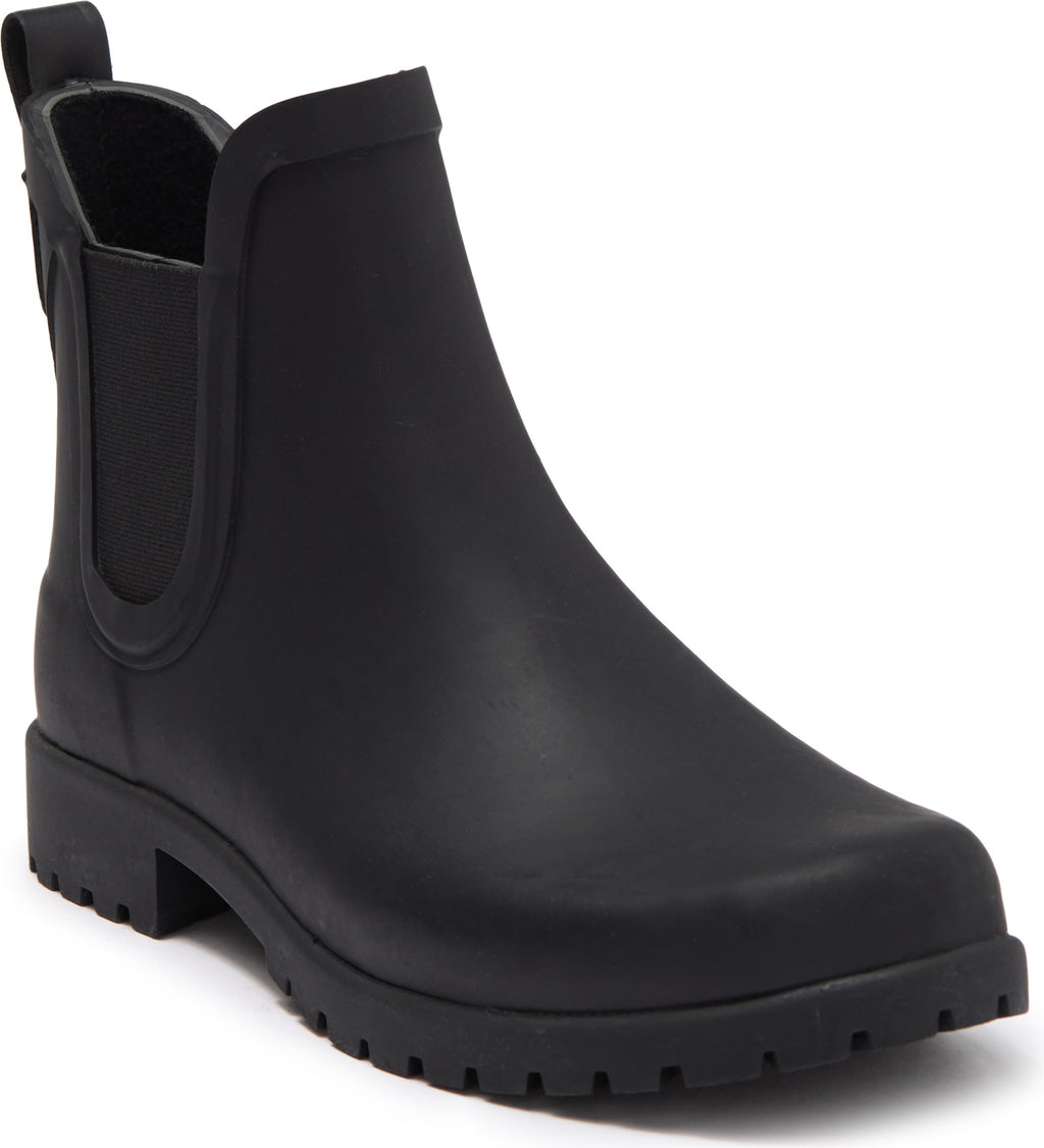 STUART WEITZMAN Reign Rubber Rain Boot, Main, color, BLACK