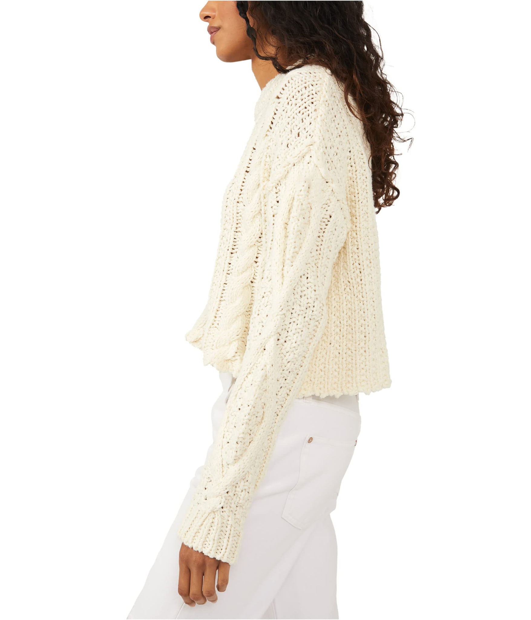 Free People   Cutting Edge Cable Sweater