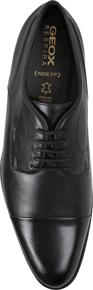 Geox Iacopo Cap Toe Derby, Alternate, color, BLACK