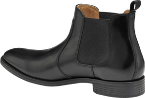 Johnston & Murphy Lewis Chelsea Boot, Alternate, color, BLACK FULL GRAIN