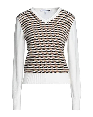 EUROPEAN CULTURE Sweater Ivory 47% Wool, 30% Viscose, 15% Nylon, 8% Cashmere