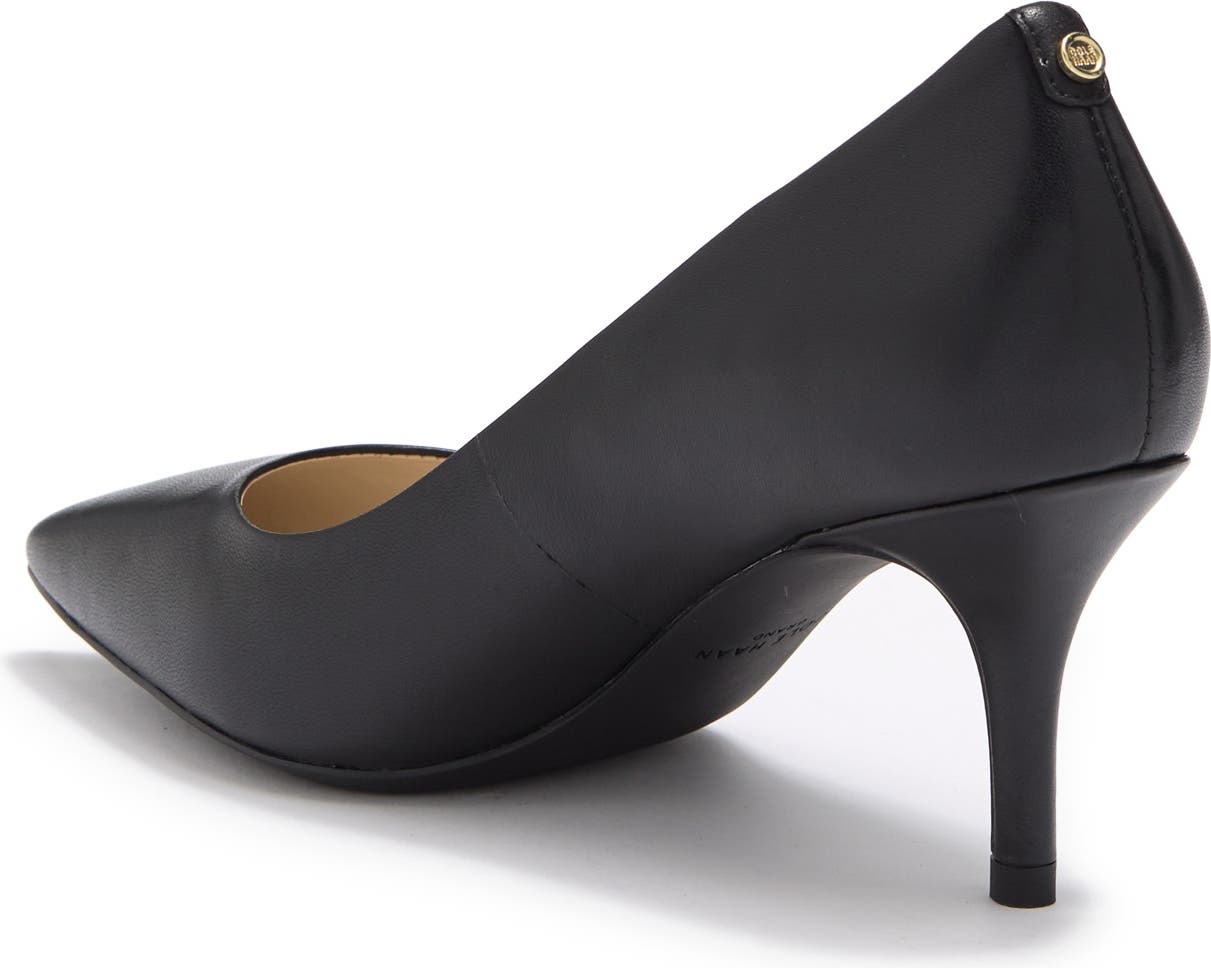 COLE HAAN Go-To Park Pump, Main, color, BLACK LEATHER